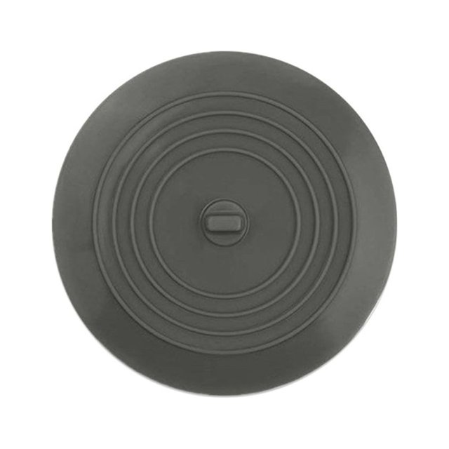 Sink Stopper Simple Silicone Rounded Drainage Plug Household Convenient Reliable Bathroom Tub Shower Floor Drain Cover Tub Stoppers for Home Using Grey