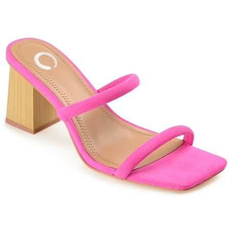 

Journee Womens Henrietta Tru Comfort Foam Open Square Toe Block Heel Dress Sandals