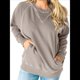 thumbnail image 1 of Sudadera Informal de Larga con Cuello Redondo para Mujer, Sudadera Holgada XXL, 1 of 8