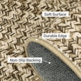 thumbnail image 4 of 8x10 Area Rug, Washable Carpets Living Room Carpet - Machine Washable Area Rugs with Anti-Slip TPR Back Stain-Resistant Carpets Pet-Friendly Natural, 4 of 6