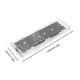 thumbnail image 1 of M.2 NVME PCIe NGFF SATA protocolo dual caja SSD transparente 10Gbps caja de disco de estado sólido B/M clave B + M clave para SSD 2230 2242 2260 2280mm, 1 of 8