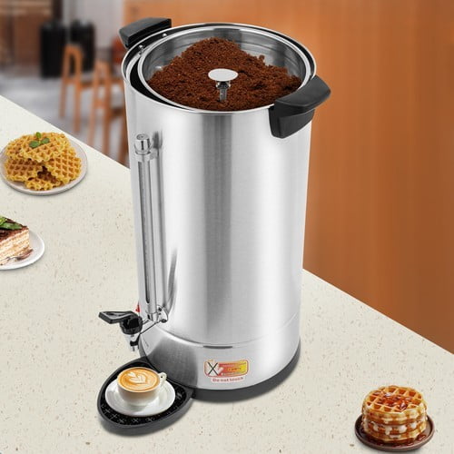 Commercial Electric Coffee Pot 25L Hot Water Dispenser Stainless Steel Urn NEW