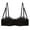 Black, variant on Women's Balconette Bra with Push Up Effect Plus Size Sexy Lace Demi Half Cup Bra Underwired Low Cut Mesh Bras Grand