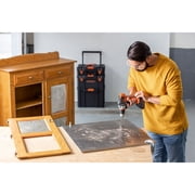 مثقاب لاسلكي Black+decker 20v، مجموعة أدوات كهربائية مكونة من 6 قطع، بطارية وشاحن متضمنان (bdcdmt1206kitc)