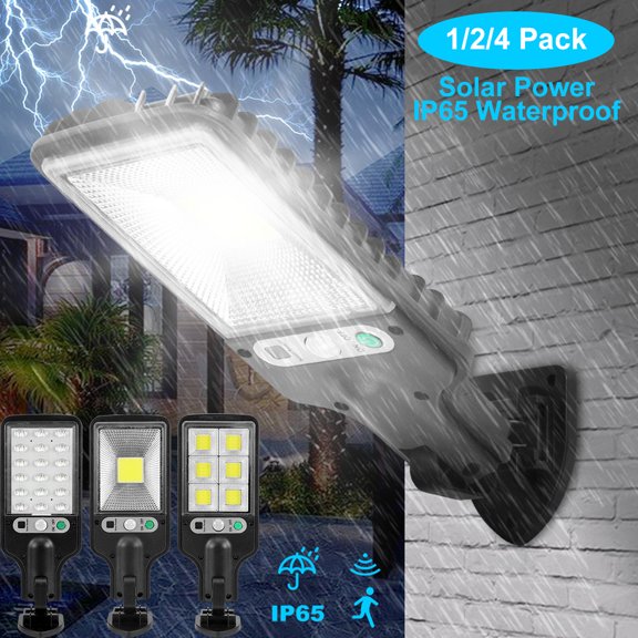 Rosnek Solar Wall Lights Outdoor Security Lights Solar Motion Sensor Waterproof for Front Door, Yard, Garage, Deck