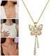 thumbnail image 1 of Collar con lazo y borlas, collar de alta gama con lazo, accesorios para mujer y niña, ideal para regalo, 1 of 8