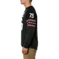 thumbnail image 2 of Staple Mens The Offense LS Embellished T-Shirt, Black, Medium, 2 of 3