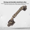 thumbnail image 4 of Antique Barn Door Handles, Antique Cabinet Pull Bronze Color Unsharp Edges Retro Style Widely Used 2 Pieces  For Family, 4 of 8