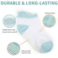 thumbnail image 4 of Dynadans Girls' Boys' Non-Slip Socks with Grip 12 Pairs Cotton Ankle Socks for Infant/Toddler/Kids, 4 of 5