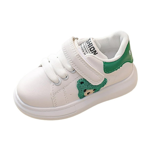 Zapatos para caminar para bebés, suaves, informales, antideslizantes, planos, con cierre de , transpirables y suaves. 17cm