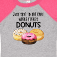 thumbnail image 4 of Inktastic Just Skip to the Part Where There's Donuts Boys or Girls Baby Bodysuit, 4 of 5