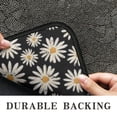thumbnail image 6 of Black Daisy Flower Pattern Door Rugs,Washable Non Slip Door Mats Indoor,Decorative Door Mats,Entry Mat Indoor for Entrance,Bedroom,Kitchen,Bathroom,30"x17", 6 of 6