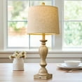 thumbnail image 5 of Oneach 25.5" Touch Control Bedside Lamps Set of 2 - Dimmable USB Charging Table Lamps for Farmhouse Bedroom, Living Room Nightstands Home Decor, 5 of 13