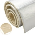thumbnail image 3 of Uxcell 3.28ftx1.64ftx0.2inch Heat Resistant Aluminum Foam Insulation Sheet Beige, 3 of 5