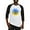 Black/White, variant on CafePress - Pray For Ukraine Blue And Yellow Sunflower Basebal - Cotton Baseball Jersey, 3/4 Raglan Sleeve Shirt