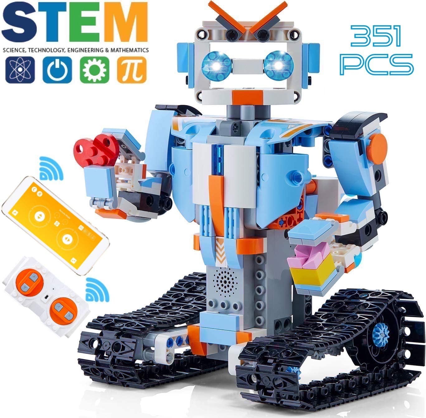 RC Robot Building Blocks Electric Bricks Toys Remote Control Intelligent Gift 