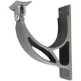 thumbnail image 1 of Quick Kit Satin Aluminum Post/Wall Mount Handrail Bracket, 1 of 2