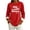 Red, variant on Tnhcen Women's Plus Size Fleece Lined Sweatshirt, Women's Funny Graphic Long Sleeve Crewneck Top, Casual Sherpa Lined Cold Shoulder Winter Warm Pullover