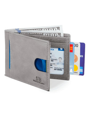 Mens Wallets Card Cases Gray Walmart Com