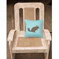 thumbnail image 2 of Carolines Treasures BB8049PW1818 Chinchilla Blue Check Fabric Decorative Pillow, 18 x 18 in., 2 of 2