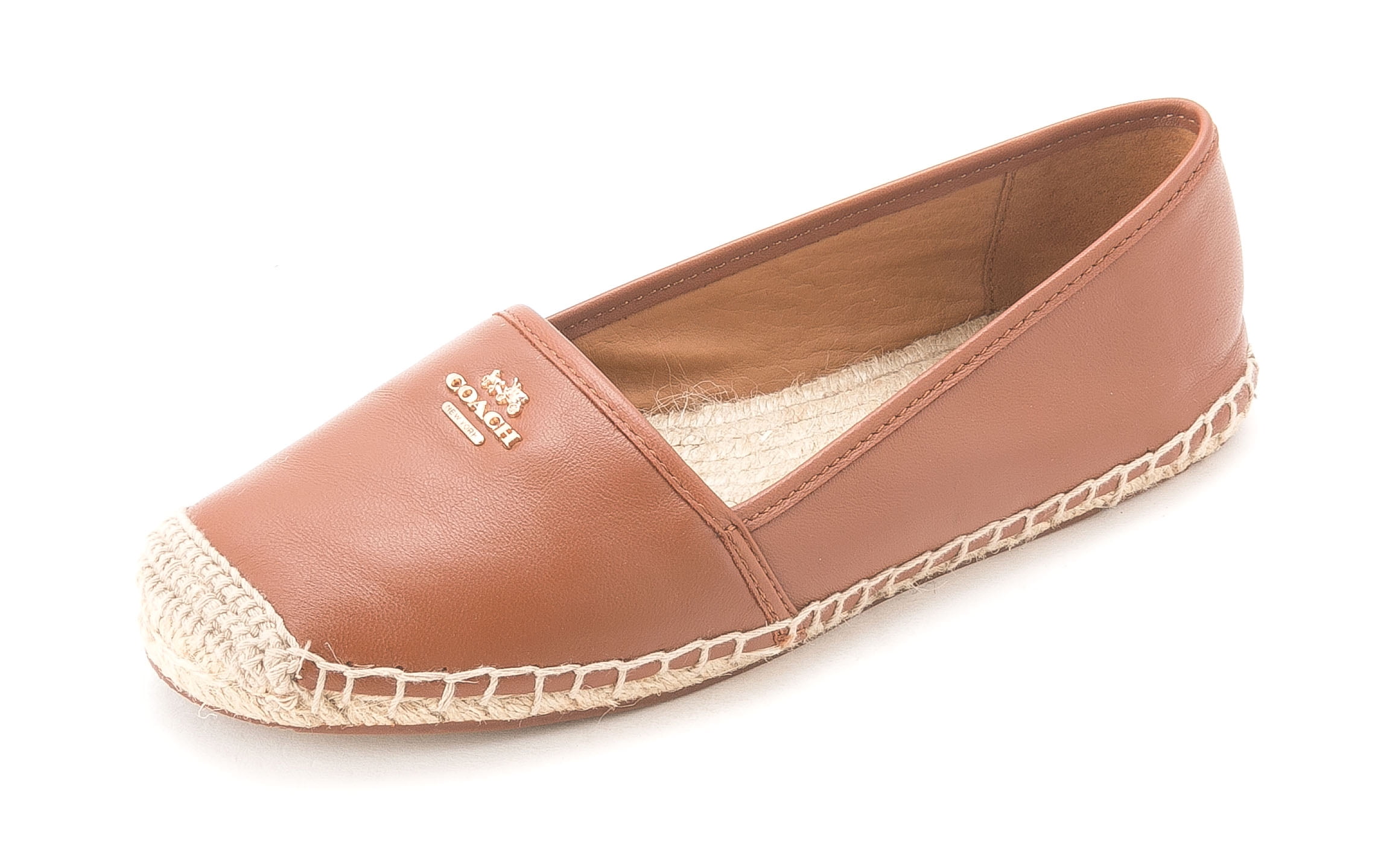 coach rhodelle espadrille logo flats