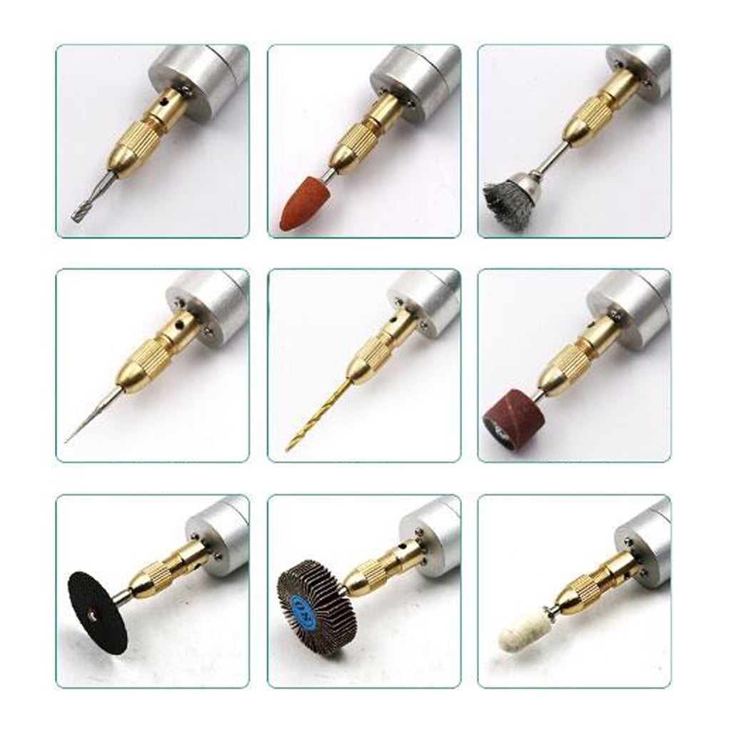 Electric Mini Drill & Bit Set Grinder Hobby Craft Jewellery Making Tools #1 