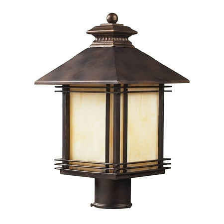 Blackwell 1-Light Outdoor Post Mount in Hazelnut Bronze