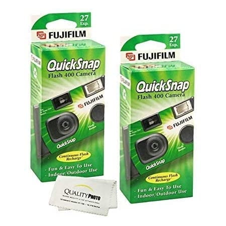 Camara desechable Fujifilm QuickSnap Flash 400 de 35 mm Pack de 2