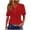 Fall Clohtes Red, variant on Womens Eyelet Tops, Short Sleeve Shirts for Women Summer Casual Hollow Sexy Lace Hollow Button Up V Neck Dressy Blouses