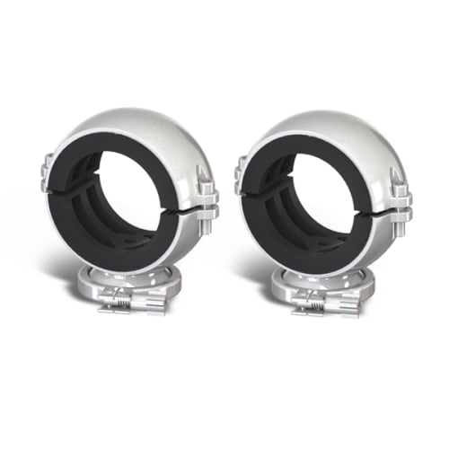 Bazooka MT-CL2-S Easy-To-Use Marine Tubbie 2 Inch Swivel Clamp Stainless Steel