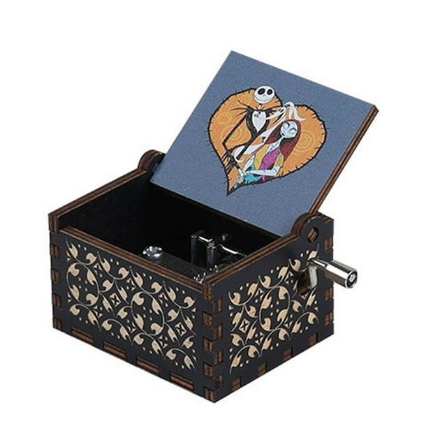 Caja de música: Pesadillas antes de Navidad: Jack y Sally Wood