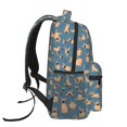 thumbnail image 3 of Easygdp French Bulldog Yoga Mochila Ergonómica Versátil para Laptop - Múltiples Bolsillos, Correas Ajustables, Unisex para Escuela, Viajes y Actividades al Aire Libre-One Size, 3 of 5