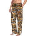 thumbnail image 5 of Cauagu Vintage Bottles Mens Pajama Pants Sleep & Lounge Pants,PJ Bottoms with Pockets-XX-Large, 5 of 7