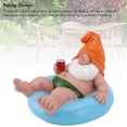 thumbnail image 3 of Piscina Flotante en Gnomo Jardín Estatua de Gnomo Estatua de Césped Con Recubrimiento Protector Solar Para Decorial Al Aire Libre, 3 of 7