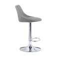 thumbnail image 2 of Bronte Living Leatherette Bar Stool 360 Swivel High Backrest Adjustable Height Base with Hard Floor Protection Plastic - Series Janice - Set of 2, 2 of 4