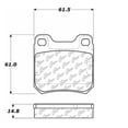 thumbnail image 2 of Centric Parts 102.07090 102 Series Semi Metallic Standard Brake Pad, 2 of 4