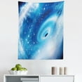 thumbnail image 1 of Constellation Tapestry, Supermassive Black Hole at the Milky Way Galactic Center Astral Motion, Fabric Wall Hanging Decor for Bedroom Living Room Dorm, 5 Sizes, Aqua Blue White, by Ambesonne, 1 of 1