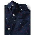 thumbnail image 2 of The Children's Place Boys Short Sleeve Button Up Woven Top, Sizes XS-XXL, 2 of 3