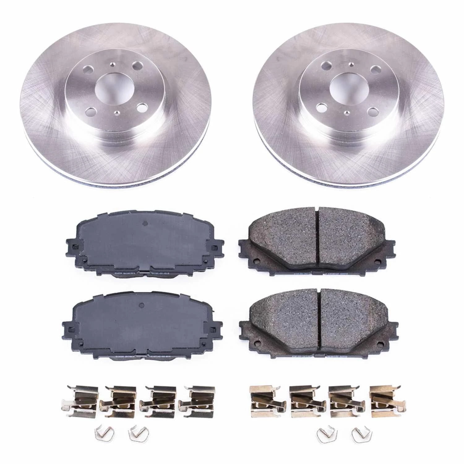 PowerStop Front Stock Replacement Brake Pad and Rotor Kit Fits: TOYOTA Select Models KOE6104