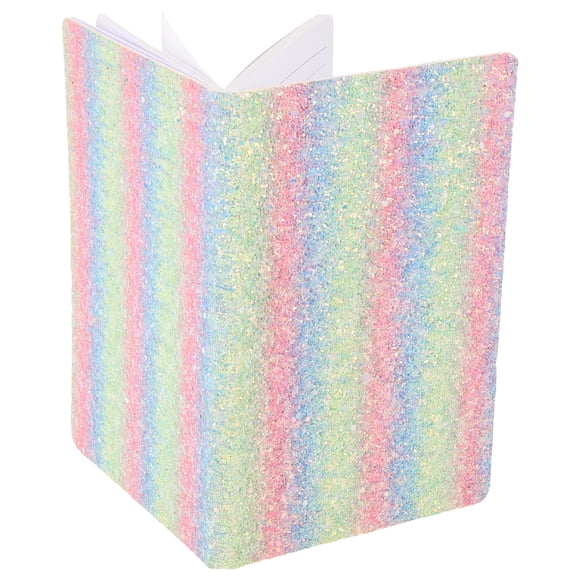 KAKOWELY Diarios exquisitos, cuadernos de bolsillo, libros de grafitis portátiles, papelería creativa para regalar (colores arcoíris)
