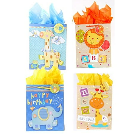 Flomo Large Animal Party Baby Gift Bags