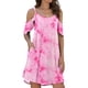 thumbnail image 2 of Gibobby Vestidos para Mujer Casuales Vestidos Vestido casual Ruffle Cold Summer Mangas de mujer con bolsillo Shoudler Vestido de mujer(Rosa,M), 2 of 5