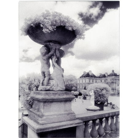 Trademark Fine Art 'Jardin du Luxembourg' Canvas Art by Kathy Yates