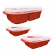 thumbnail image 5 of Set de 3 Contenedores de Plastico Micro Resistentes para Microondas, 5 of 7