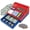 Red & Blue, variant on Learning Resources Pretend & Play Calculator Cash Register, Gift for Kids, Ages 3 +
