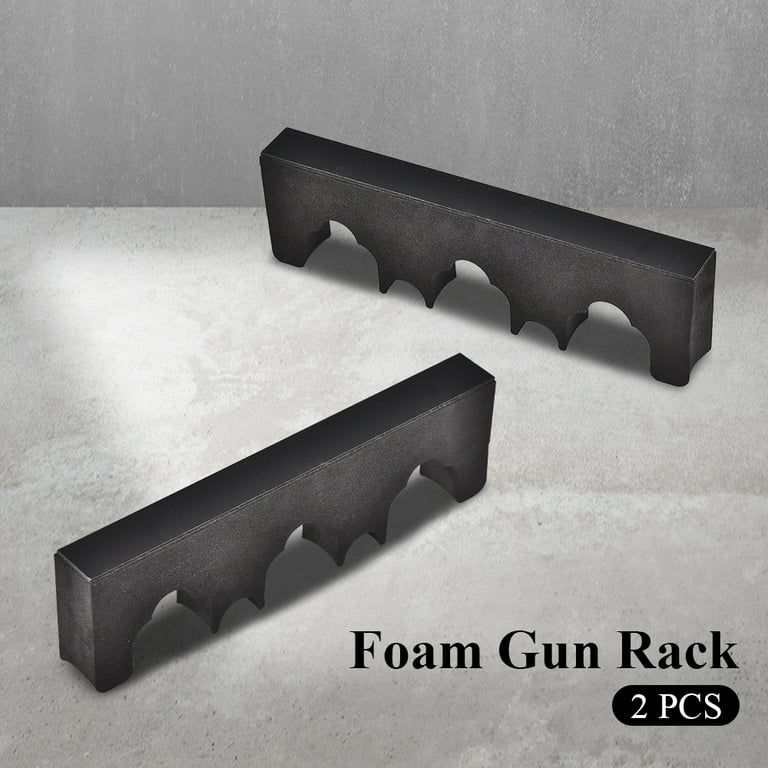 OCQOTAT Gun Rack For Gun Storage, Gun Safe Accessory For Shotguns Gun Holder In Gun Cabinet Shotgun Rest Foam Material With Magnetic Strip And Hook Strip Gifts For Hunters B0cq2s3461
