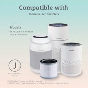 Bionaire XL 360° True HEPA Air Purifier for Large Rooms Up to 1350 sq. ft with Air Quality Sensor & Auto Mode, 4-Stage Filtration and Removes 99.97% of Pollutants - White