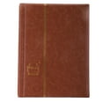 thumbnail image 2 of 120 Penny Coin Collecting Holder Pockets Storage Folder Album Book 10 Pages Brown, 2 of 8