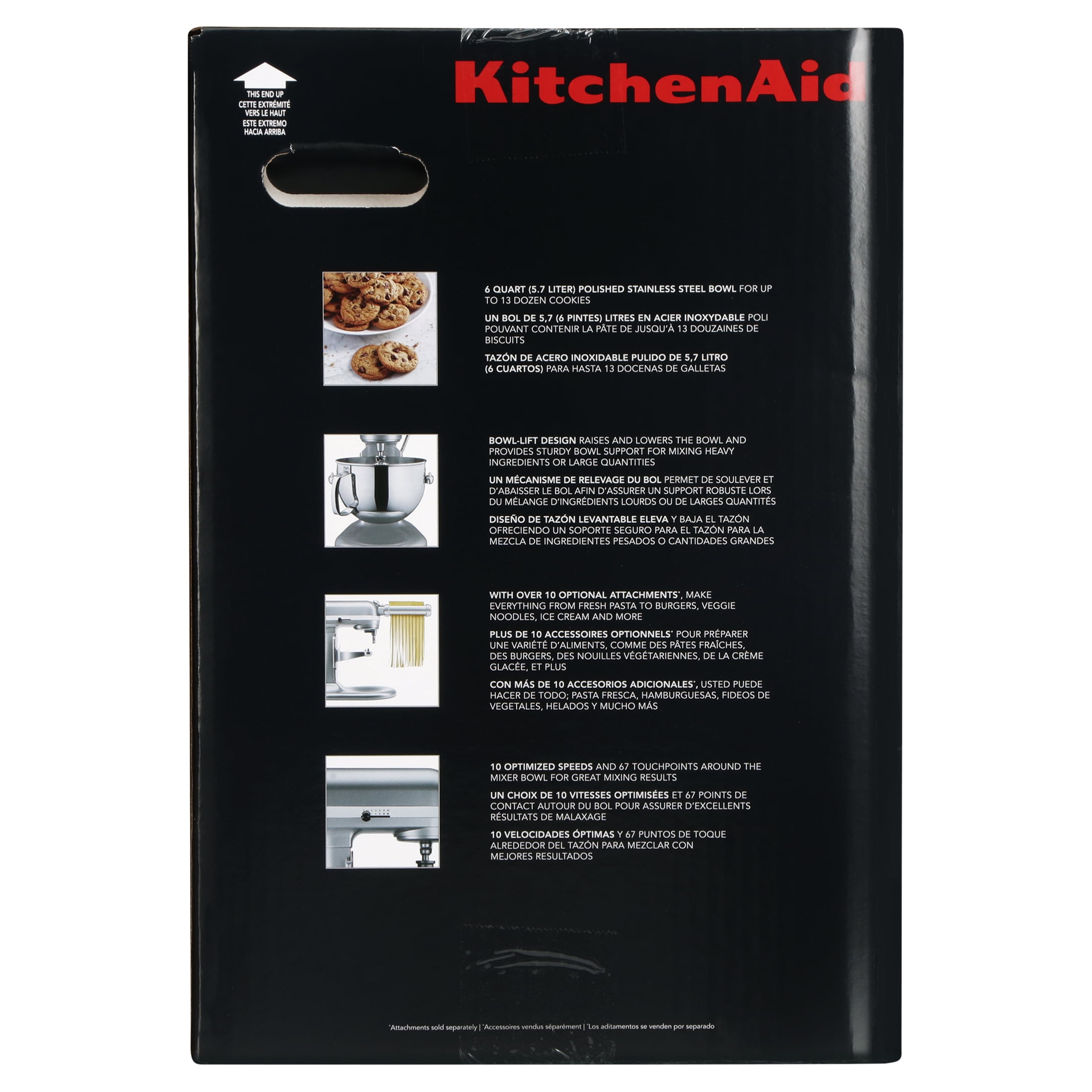 KitchenAid Pro 600 6-QT Bowl Lift Stand Mixer-Majestic  Yellow-KP26M1XQ3MY-NEW