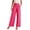 Hot Pink, variant on Staron Women's High Waist Wide Leg Pants Casual Suit Pants Solid Color Fashion Loose Fit Trousers, Purple 4XL